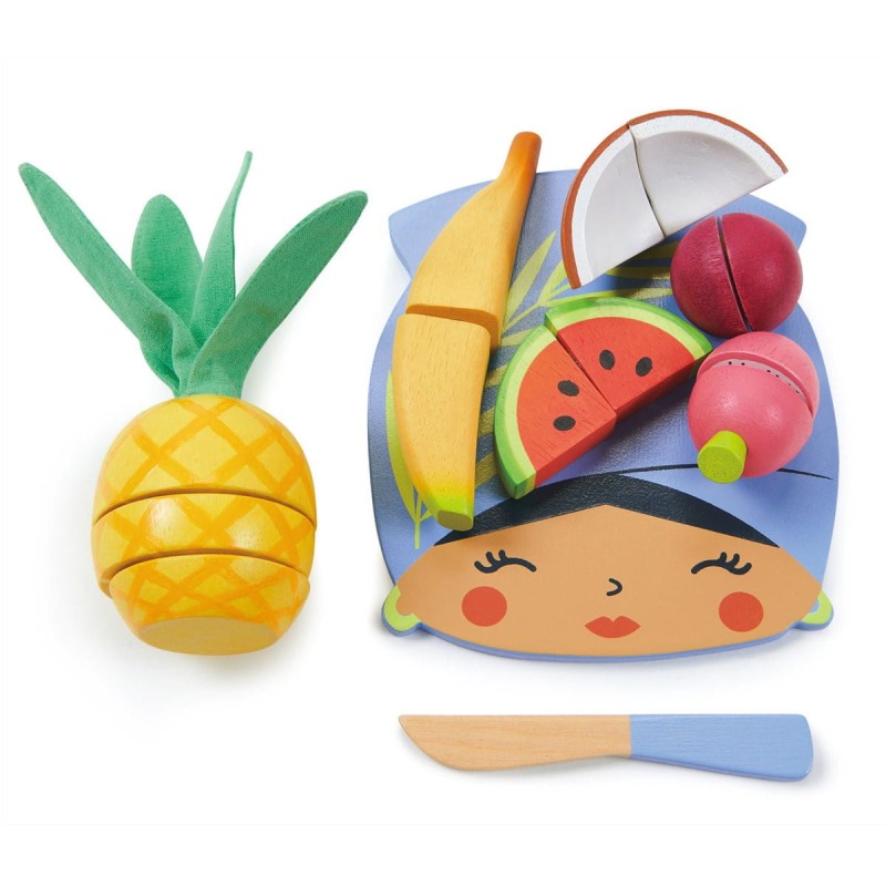 Drewniane Owoce Egzotyczne do Krojenia - Tender Leaf Toys