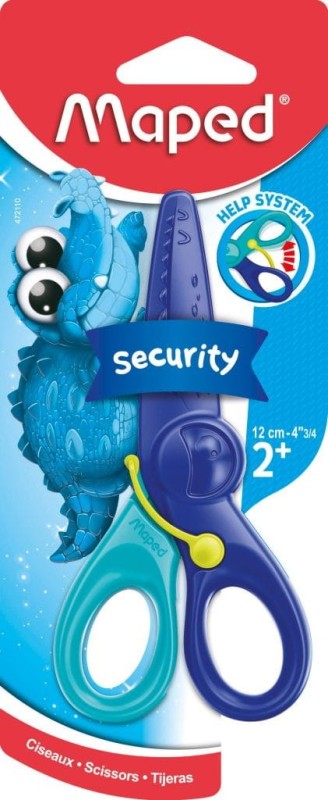 Zaokrąglone Nożyczki z Odbojnikiem 12 cm - Maped