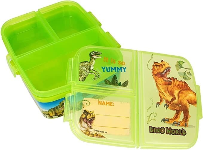 Śniadaniówka z 4 Przegródkami Dinozaury Dino World - Depesche