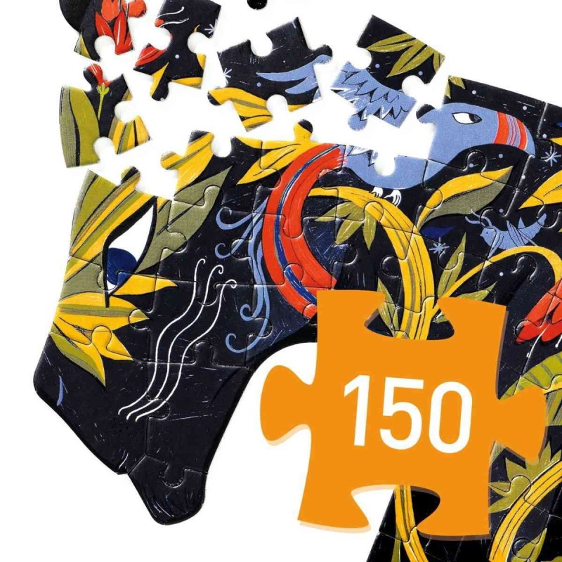 Puzzle kształt Pantera 150 el. Puzz'Art - Djeco