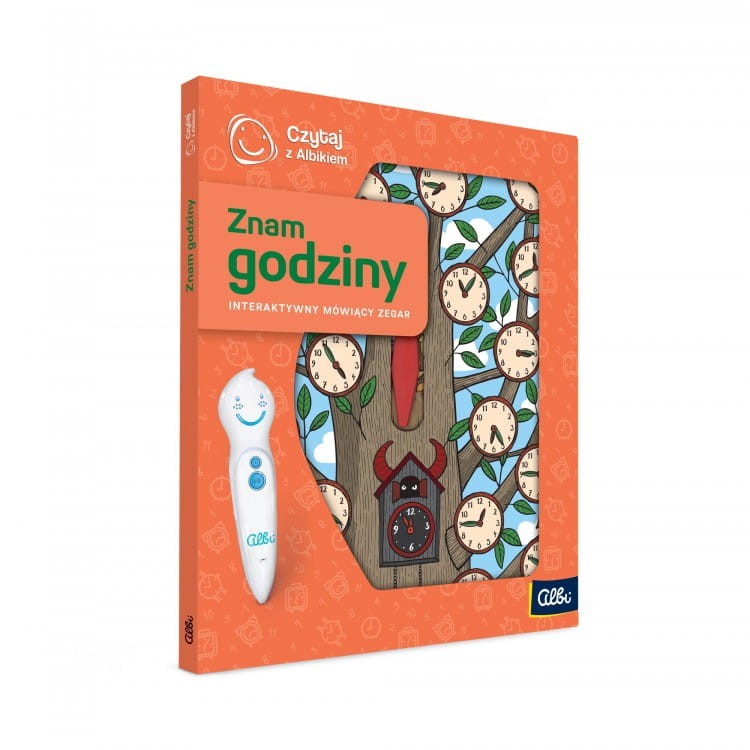 Znam godziny. Interaktywny Mówiący Zegar - Czytaj z Albikiem