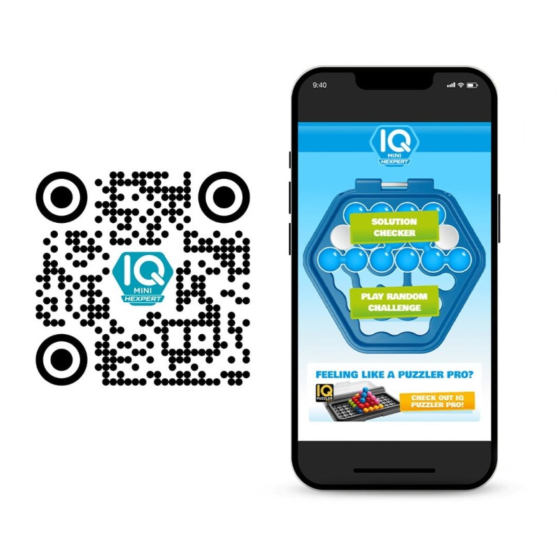 Smart Games IQ Mini Hexpert Gra Logiczna - 1 szt.
