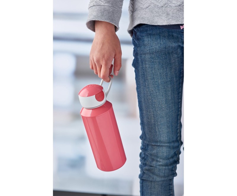 Śniadaniówka Szkolna i Bidon Zestaw Różowy - Mepal