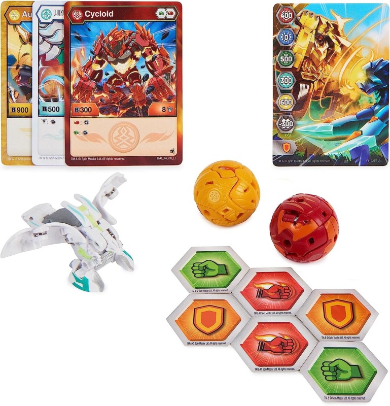 Bakugan Legends Sairus Ultra 3 Figurki Zestaw Startowy