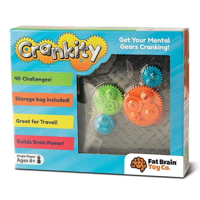 Fat Brain Toys Łamigłówka Zębatki Crankity