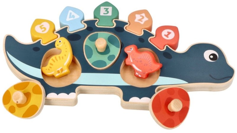 Dinozaur Układanka z Cyframi - Adam Toys
