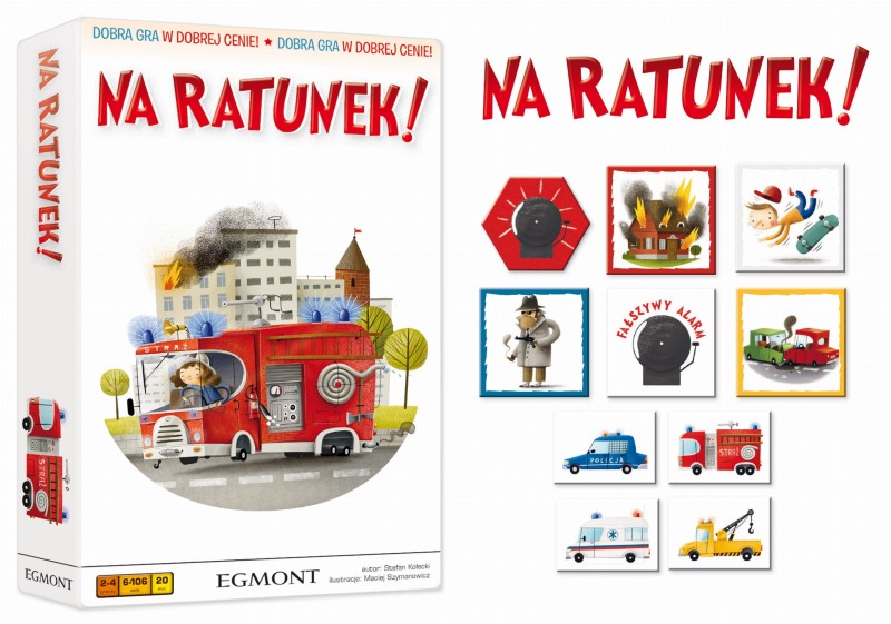 Na ratunek Gra Planszowa EGMONT