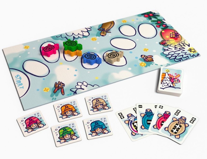 Pędzące żółwie Wyścig do choinki EGMONT