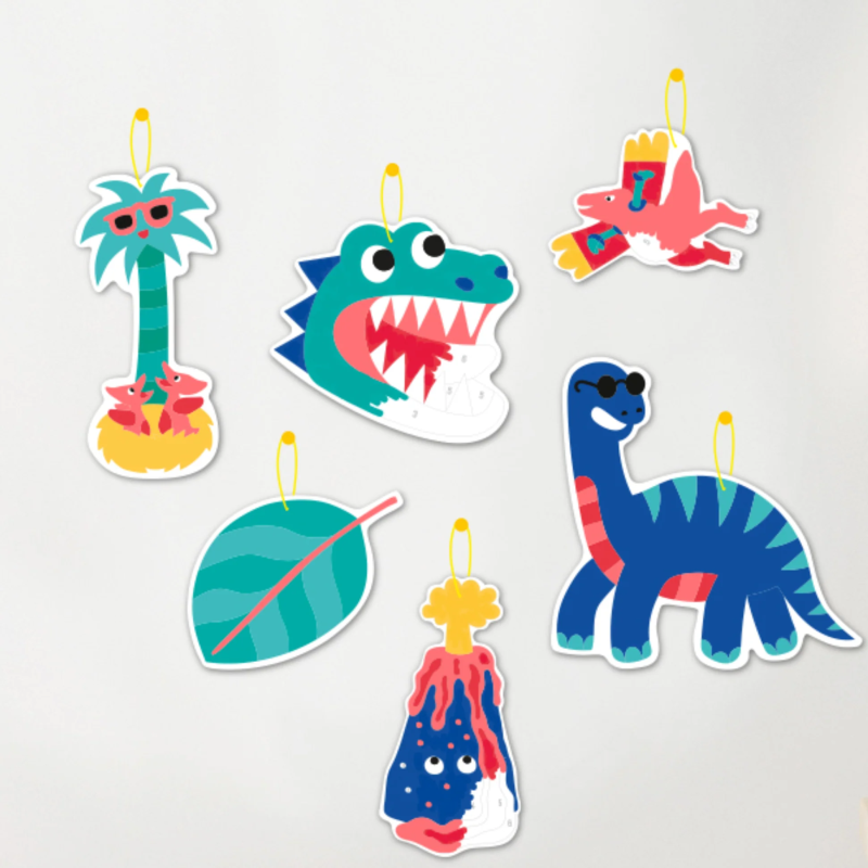 Malowanie po Numerach Dinozaury Paint Box - omy