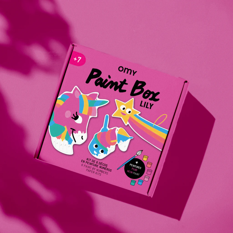 Malowanie po Numerkach Jednorożce Paint Box - omy