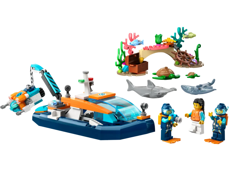 Łódź do Nurkowania Badacza Lego City 60377