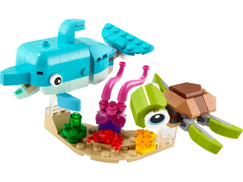 LEGO Creator 3w1 Delfin i żółw  31128