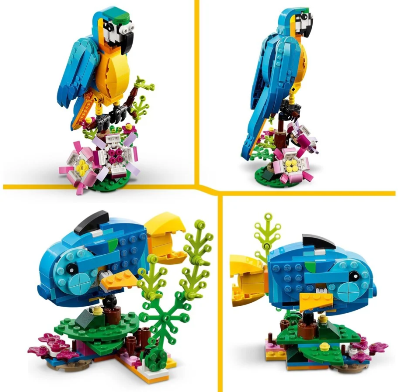 Lego Creator 3 w 1 Egzotyczna papuga 31136