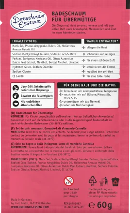 Różowa Pianka do Kąpieli Drogi Mikołaju  - Dresdner Essenz