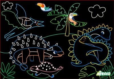 Wydrapywanki Dinozaury nauka Liczenia - Avenir