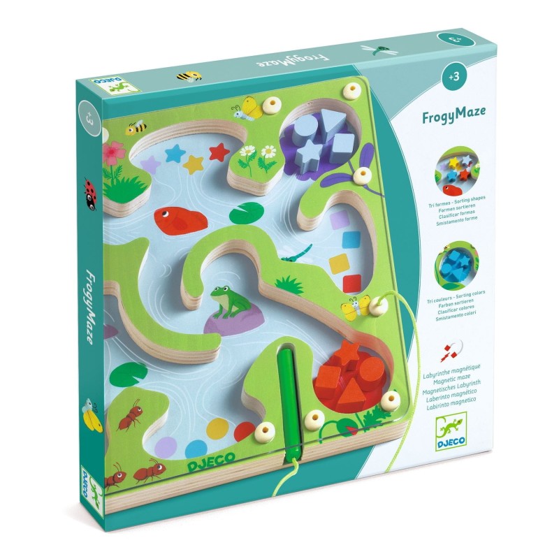Gra Labirynt magnetyczny W Stawie FrogyMaze - Djeco