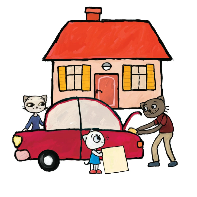 Kicia Kocia na plenerze - Książeczka dla dzieci