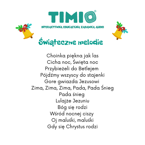 Timio Świąteczne Piosenki Międzynarodowe Dysk Christmas Songs