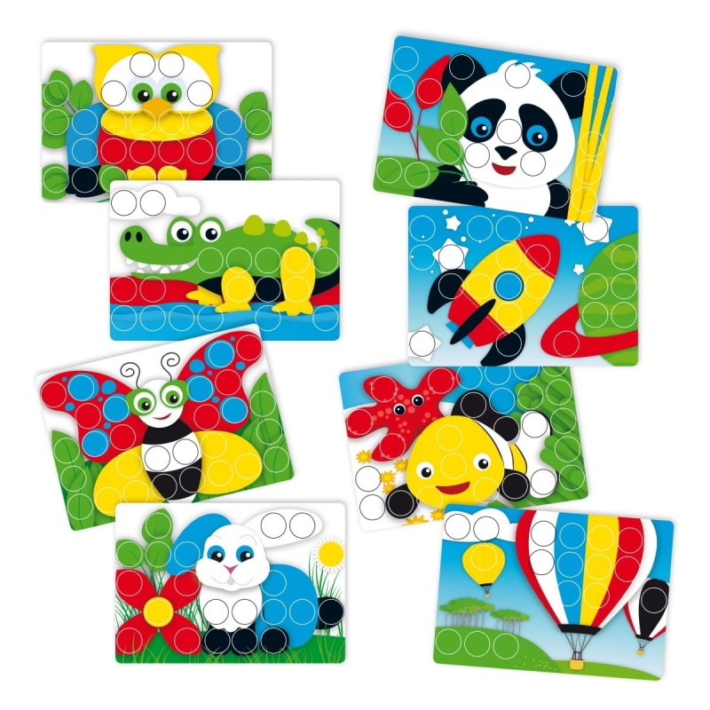 Mozaika 3D z Kołeczkami FantaColor Junior 49 Quercetti