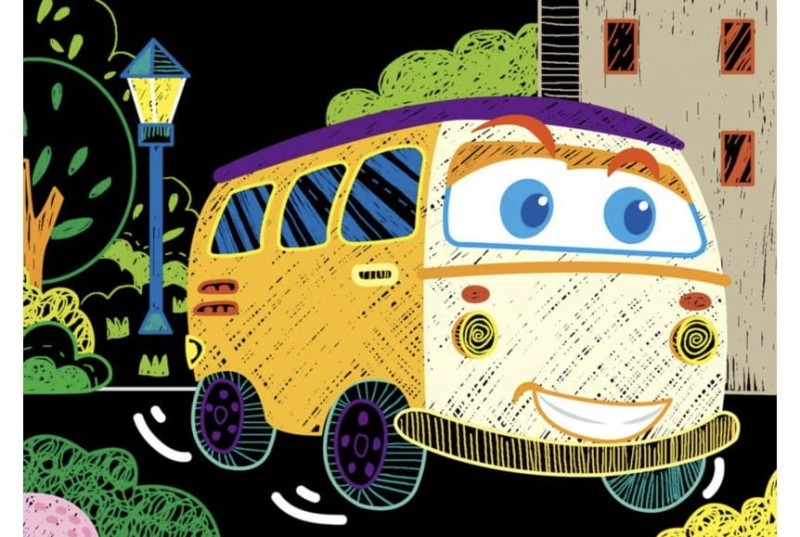 Wydrapywanki Samochody 15 szt. Scratch - Avenir