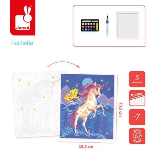 Malowanie po numerach Jednorożce - Janod