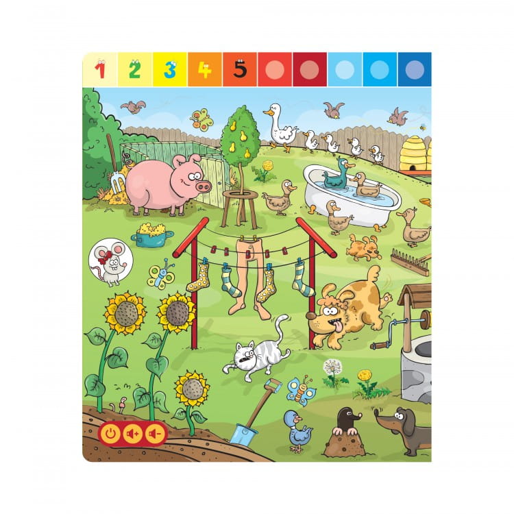 Wesołe liczby Interaktywna Mówiąca Książka - Czytaj z Albikiem