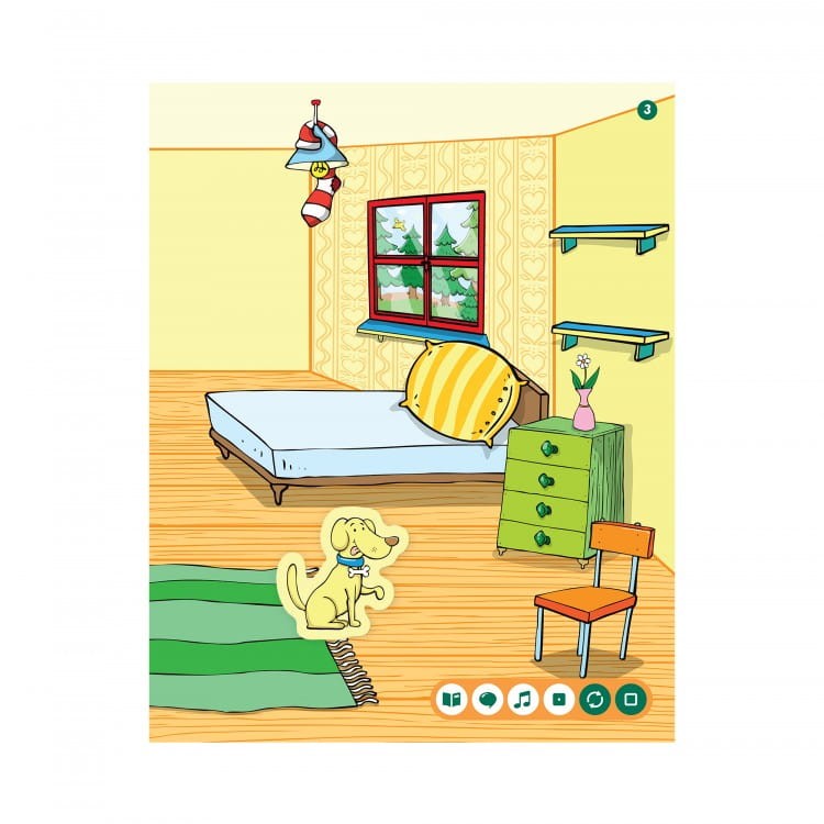 Zwierzęta Interaktywne mówiące naklejki zeszyt - Czytaj z Albikiem