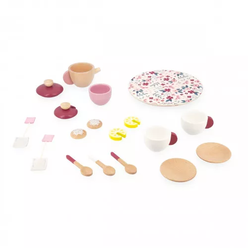 Drewniany serwis do herbaty Twist - Tea Set Janod