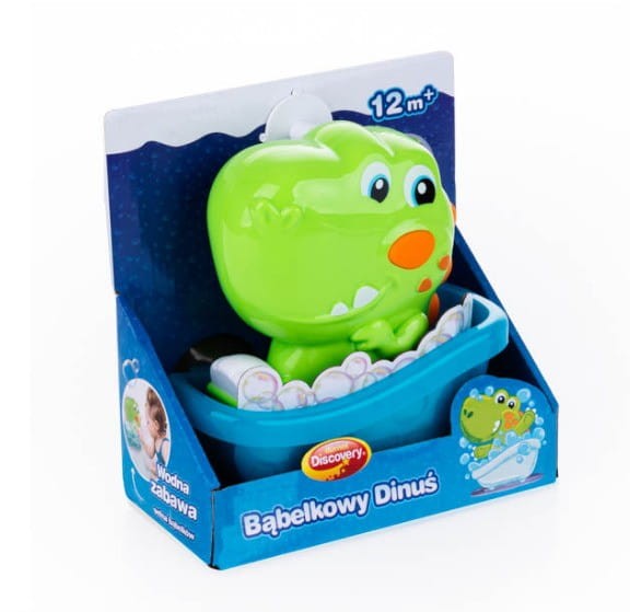Dinuś do robienia piany w wannie. Zabawka do kąpieli Dumel Discovery