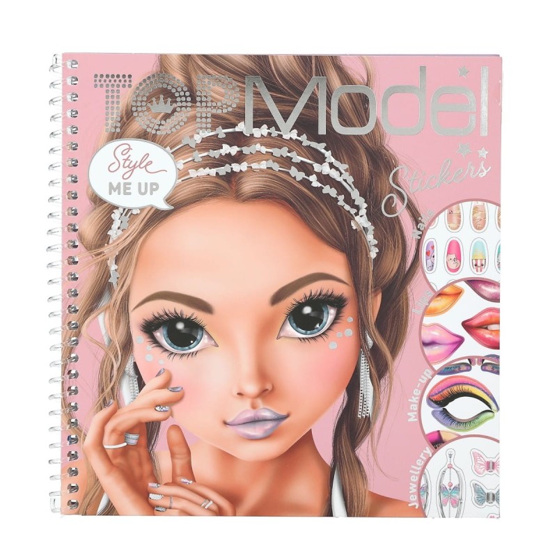 Ozdabianie Twarzy Notes z Naklejkami Face GLITTER QUEEN - TOPModel