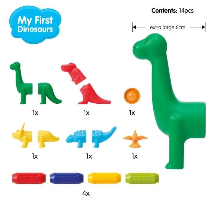 SmartMax My First Dinosaurs Klocki Magnetyczne