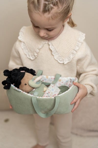 Laleczka Dzidziuś w Gondoli z Akcesoriami Baby Evi - Little Dutch