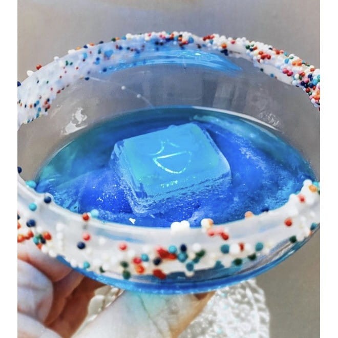 Glo Pals Kostki LED świecące w Wodzie na Niebiesko 4 sztuki