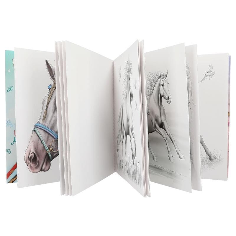 Kolorowanka z Końmi Szkice - Miss Melody