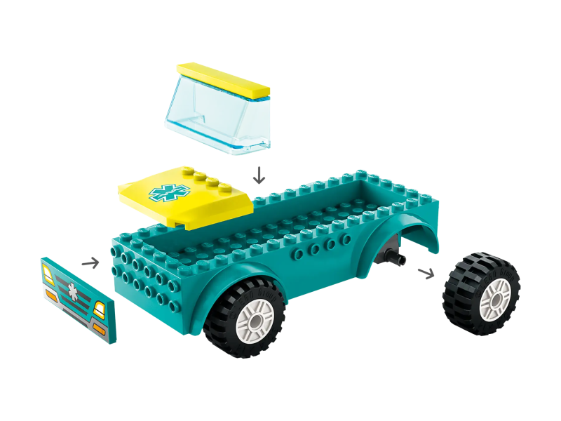 Lego Karetka Pogotowia i snowboardzista 60403