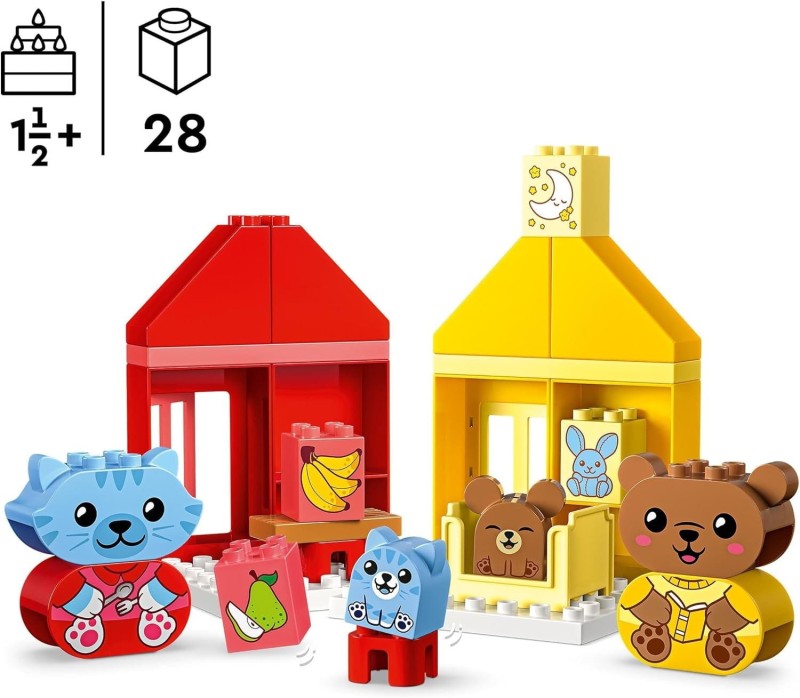 Lego Duplo Codzienne czynności - jedzenie i pora snu 10414