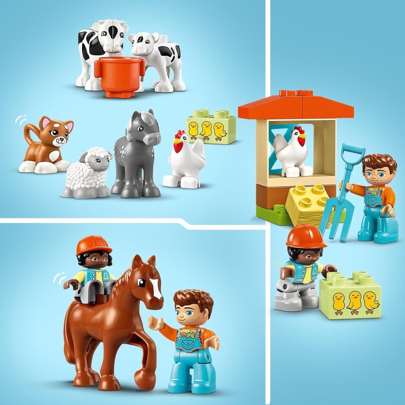 Opieka nad zwierzętami na farmie Lego Duplo 10416