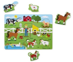 Puzzle Dźwiękowe Old McDonald's Farm - Melissa & Doug