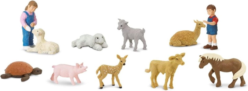 Małe Zwierzątka z Mini Zoo. Zestaw Figurek w Tubie Safari Ltd.
