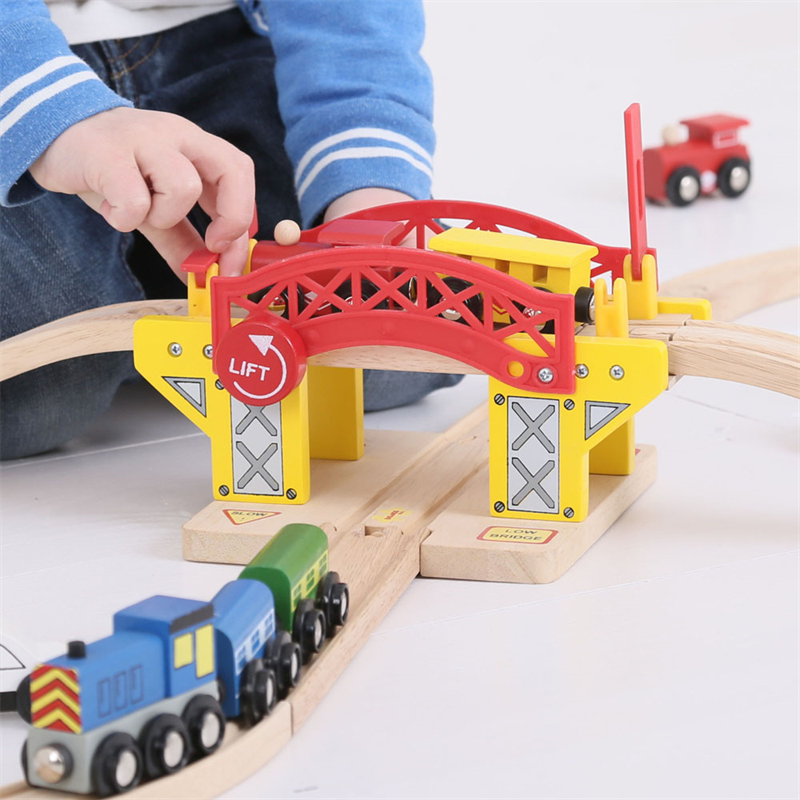 Most zwodzony do torów kolejowych - Bigjigs Rail