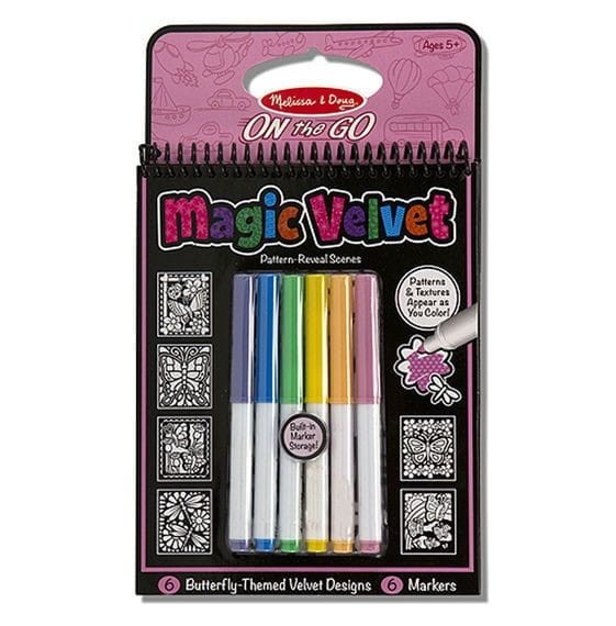Magiczna kolorowanka Velvet Motylki - Melissa & Doug