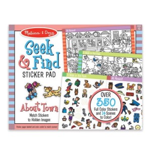 Kolorowanka z naklejkami Miasto - Melissa & Doug