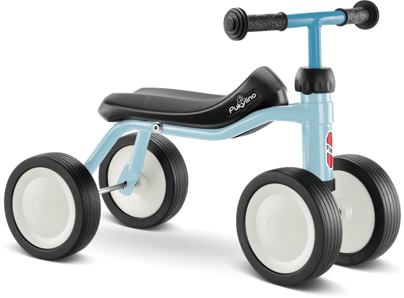 Rowerek - Jeździk czterokołowy dla dziecka 1+ retro blue PUKYLINO PUKY