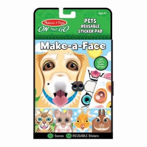 Naklejki wielokrotnego użytku Pupile Make-a-Face – Melissa & Doug