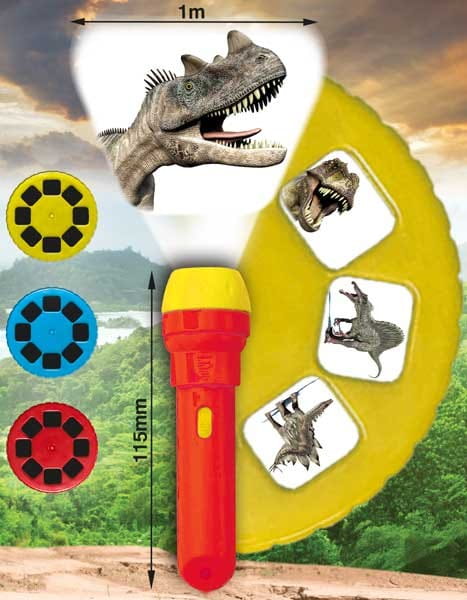 Projektor z Latarką Dinozaury - Brainstorm