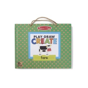 Kreatywna teczka Graj, rysuj, twórz Farma - Melissa & Doug