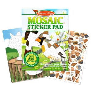 Naklejki puzzle z numerkami Natura - Melissa and Doug