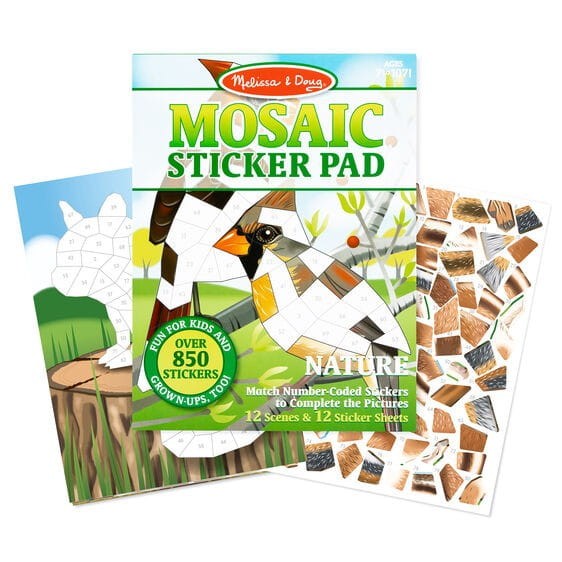 Naklejki puzzle z numerkami Natura - Melissa and Doug