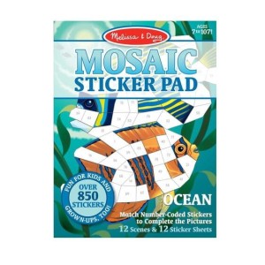 Naklejki puzzle z numerkami Ocean - Melissa and Doug