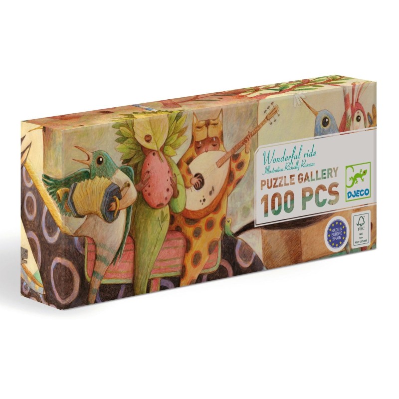 Puzzle Gallery Cudowna Jazda 100 el. - Djeco